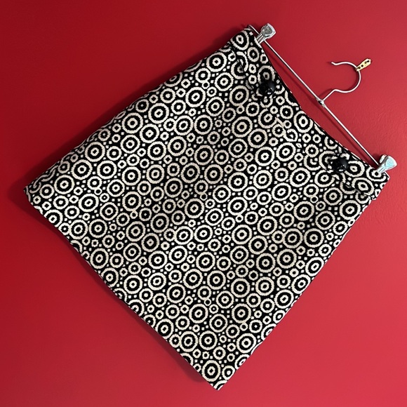 Milly Black & White Geometric Circles Mini Skirt - Picture 8 of 8